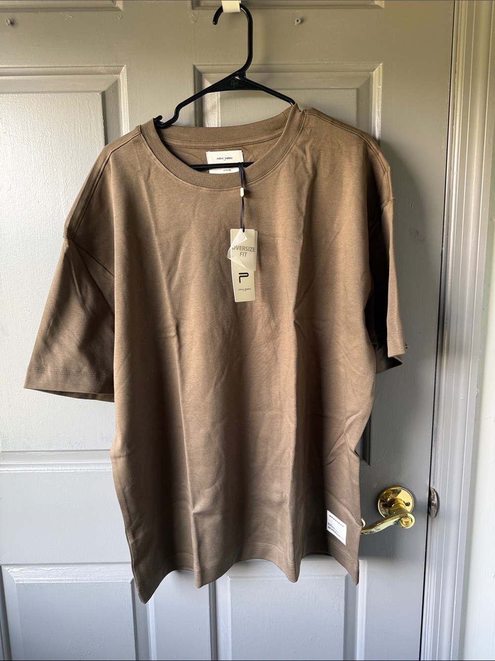 Public supply Oversized Short Sleeve Tee - Brown